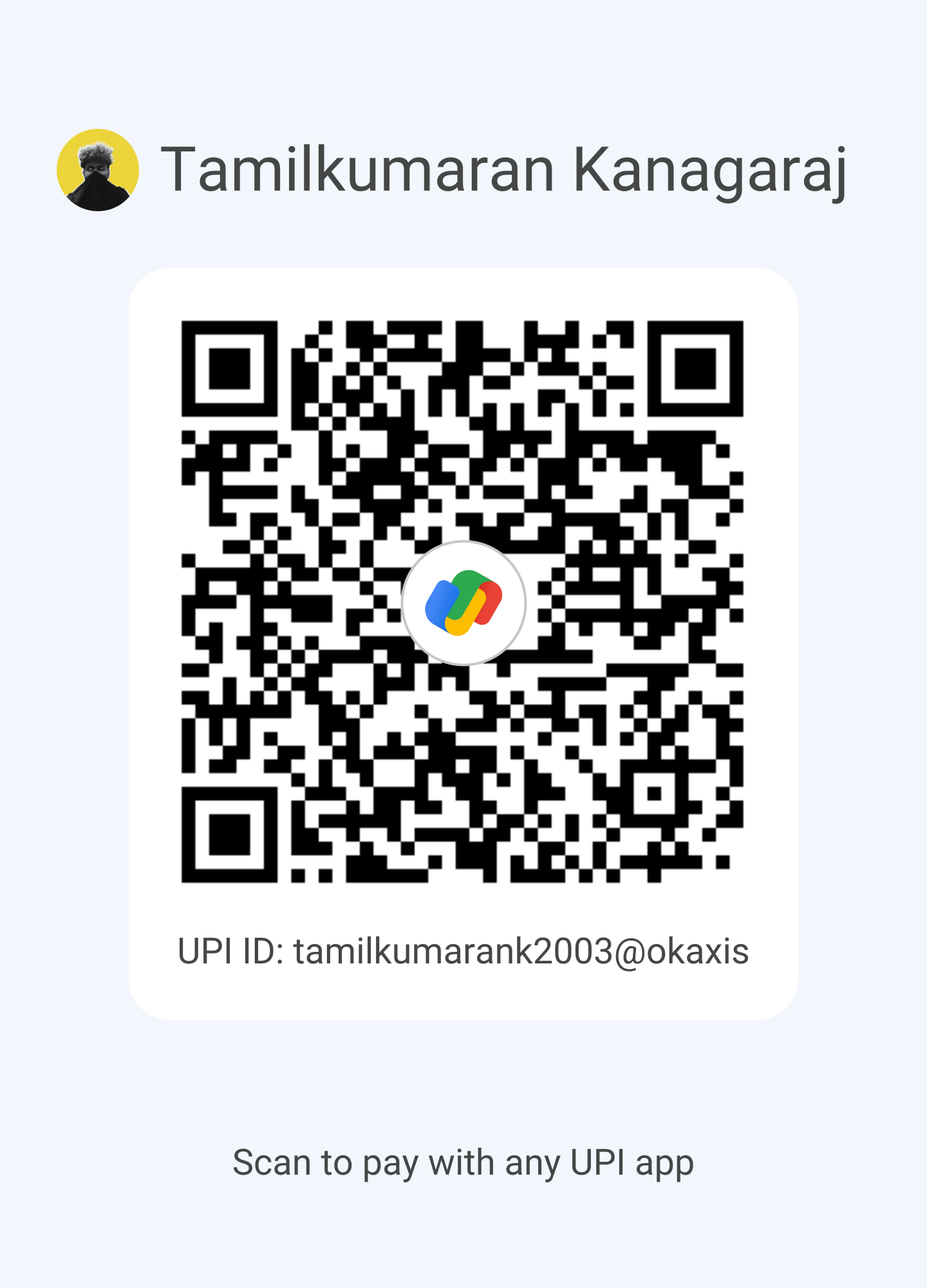 Google Pay QR code